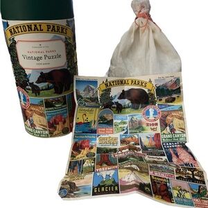 Cavallini & Co. National Parks Vintage 1000-piece puzzle.